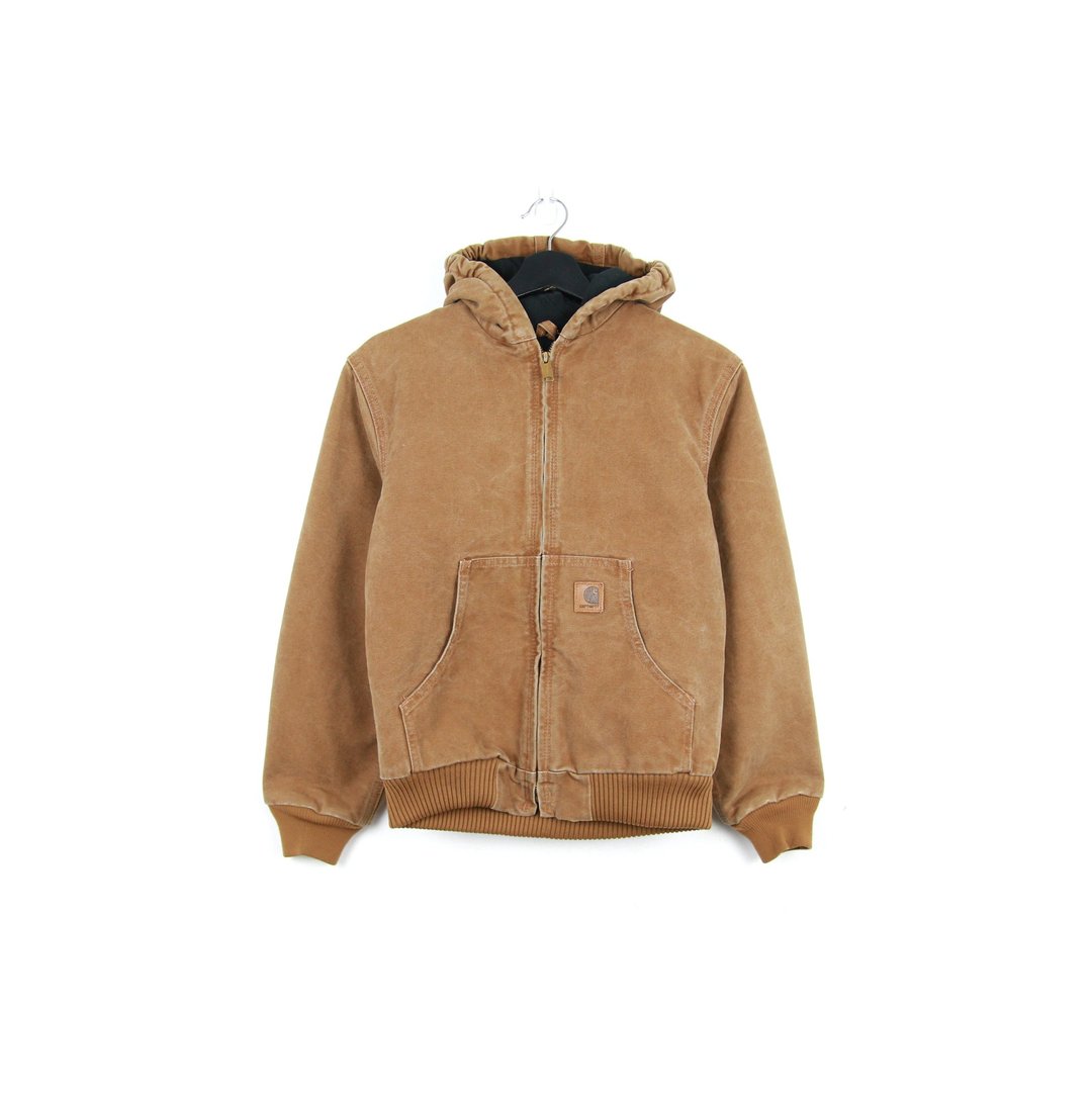 Back to Green:: Carhartt 卡其连帽外套 //vintage - 女装休闲/机能外套 - 棉 