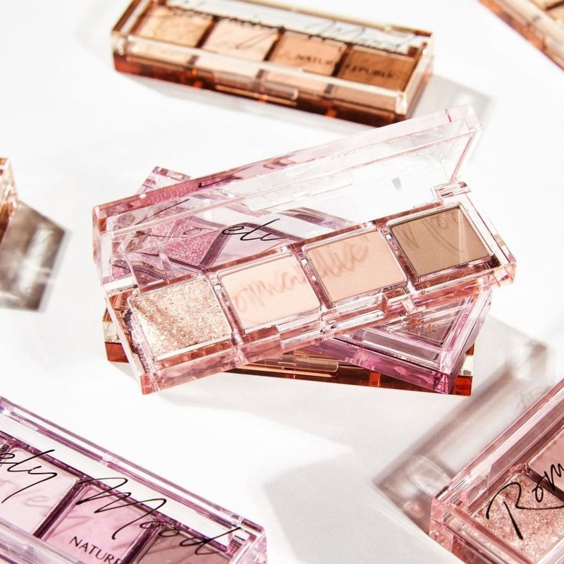 Nature Republic 自然日常4色眼影盘 酷甜粉红眼影 - 五款任选 - 眼/眉部彩妆 - 其他材质 