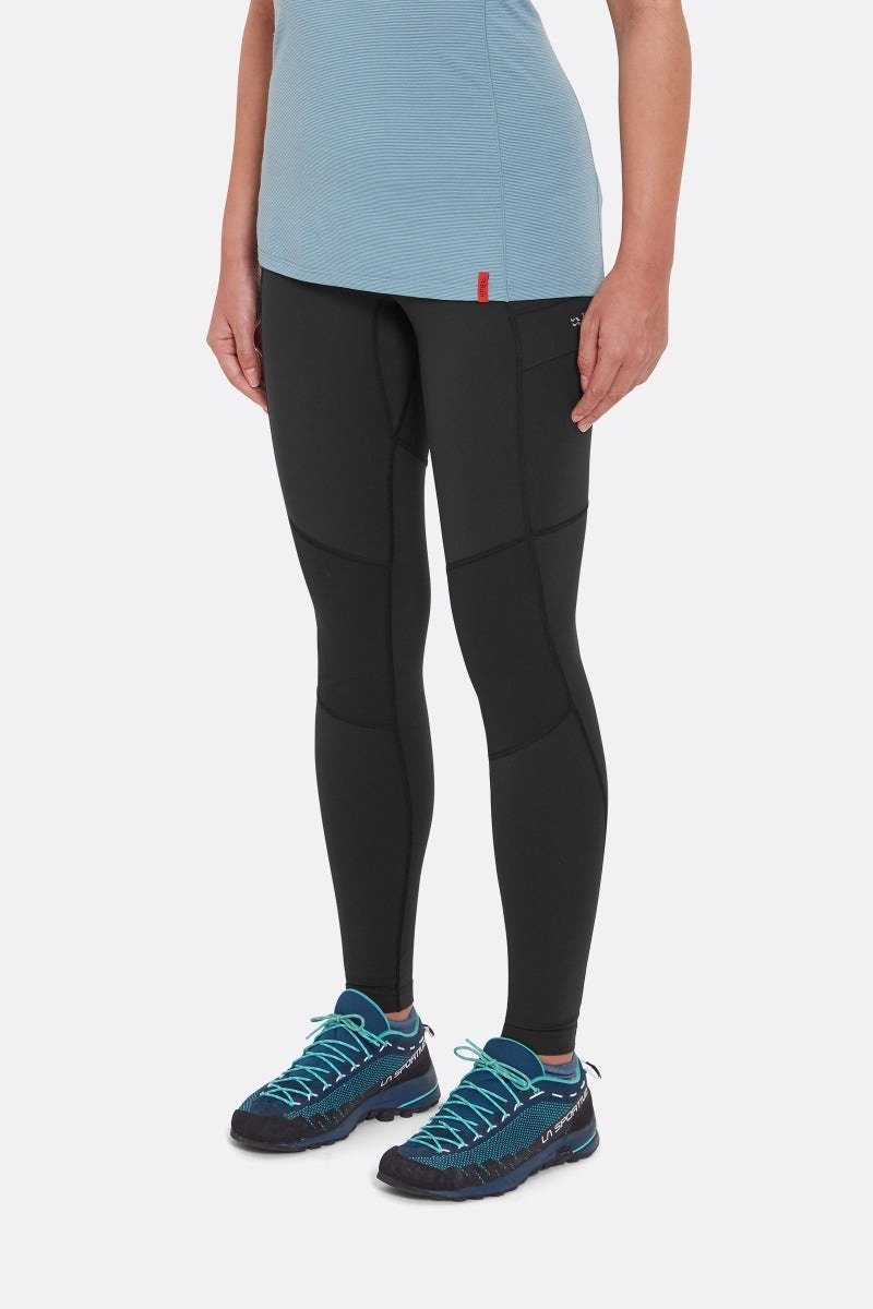 【Rab】Women's Horizon Tights 紧身裤 女款 黑 - 女装运动裤 - 聚酯纤维 黑色