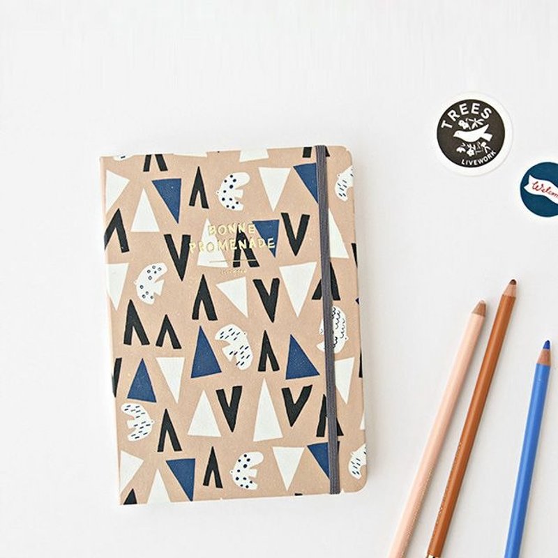 Dessin-Livework-手帐年历-森林漫步万年历月志V3-飞翔,LWK37125 - 笔记本/手帐 - 纸 卡其色