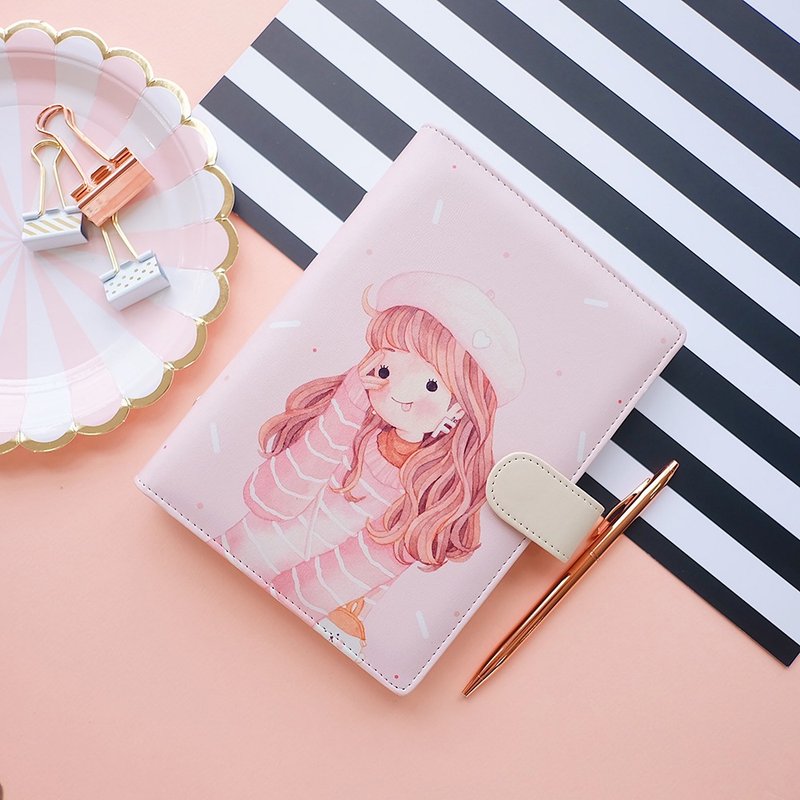 Diary Cover FAHFAHS - 笔记本/手帐 - 人造皮革 粉红色