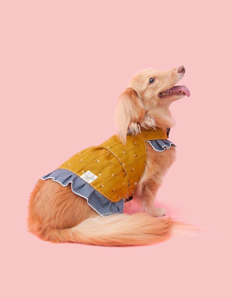 礼村Mrs Among 胸背衣 - 衣/帽 - 棉．麻 咖啡色