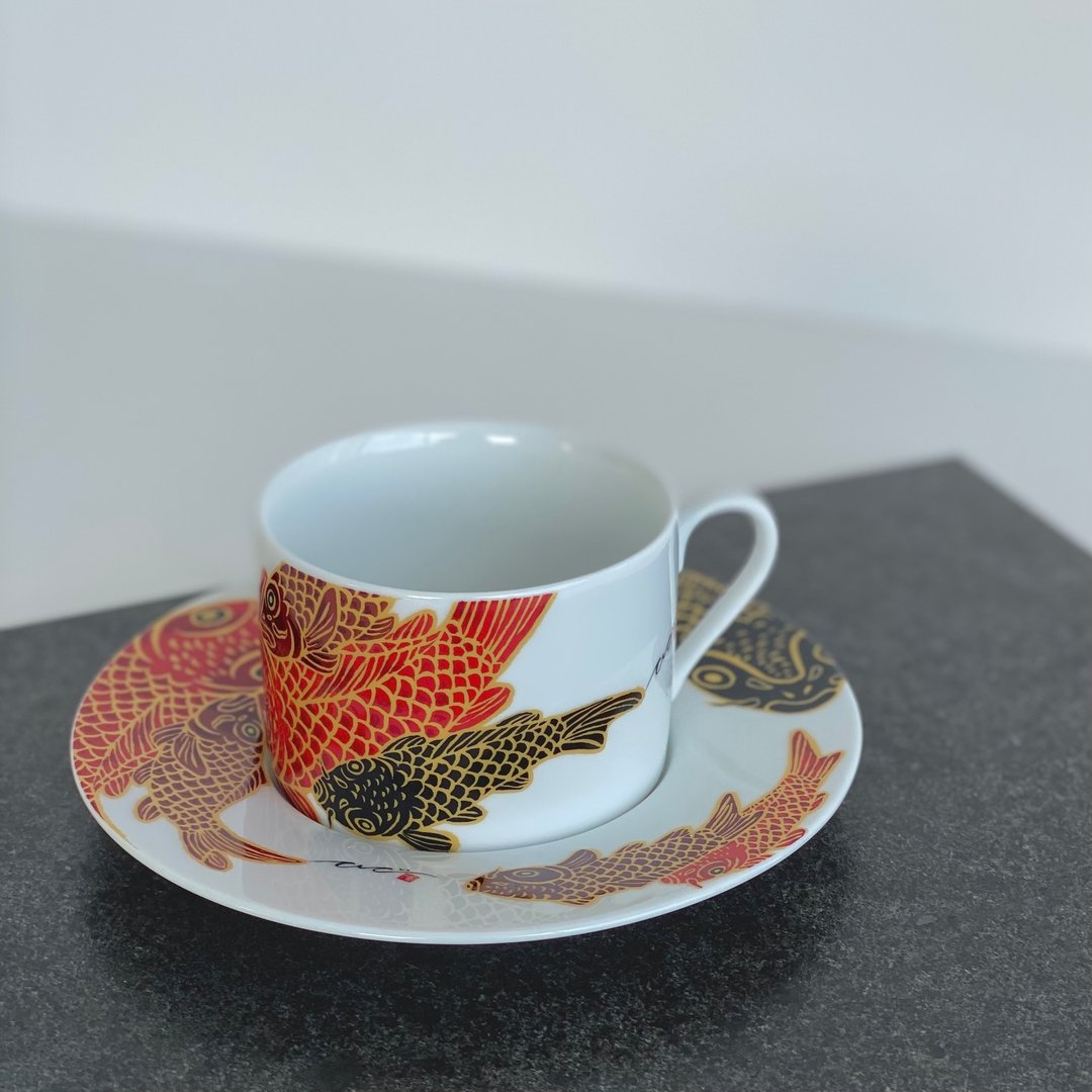 咖啡杯&杯盘 - Carp is Dragon in heaven/80RD - 茶具/茶杯 - 陶 