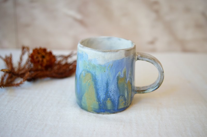 手捏咖啡杯  印象派  100ml  精品咖啡杯 浓缩咖啡杯 奶精杯 - 咖啡杯/马克杯 - 陶 咖啡色