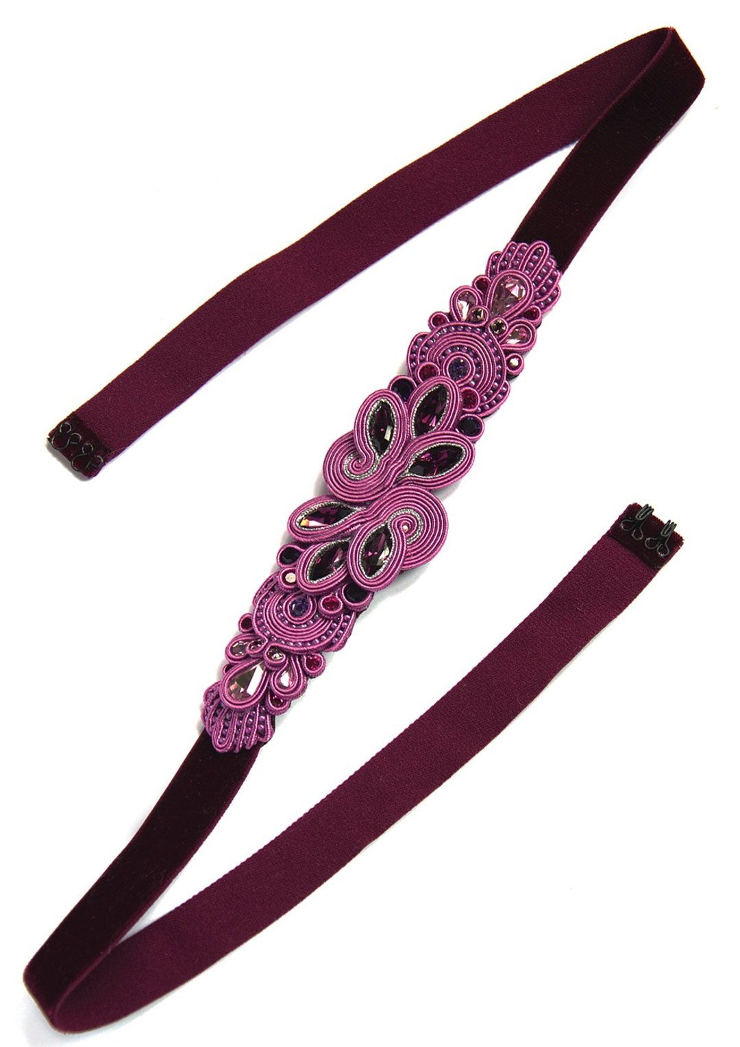 Belt Embellished beltChristmas Gift Wrapping - 皮带/腰带 - 其他材质 紫色