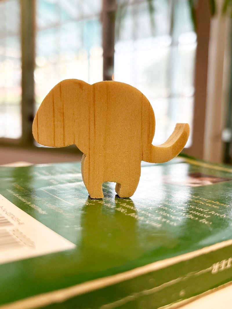 大象_全身大象磁铁 - 冰箱贴/磁贴 - 木头 