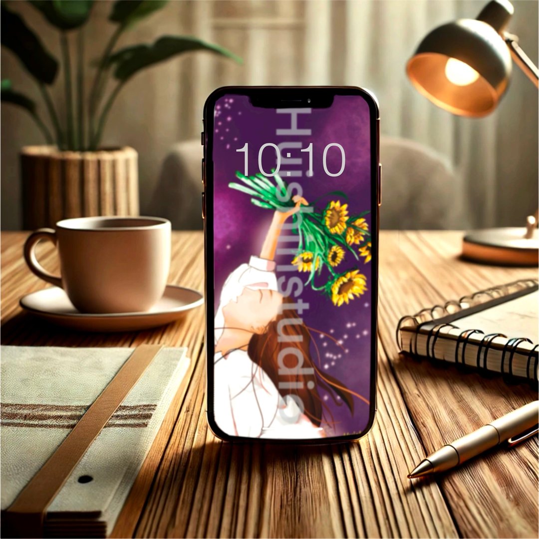 手机壁纸-向阳 深夜微光 - 电脑手机桌布/贴图/App 图示 - 其他材质 