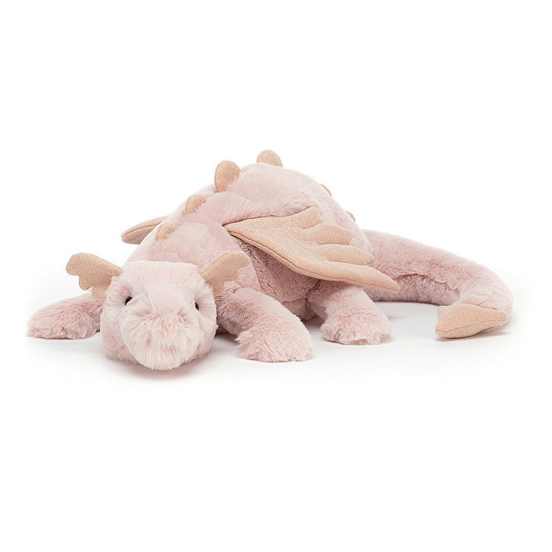 Rose Dragon 雪龙 (玫瑰粉) 约66cm - 玩偶/公仔 - 聚酯纤维 粉红色