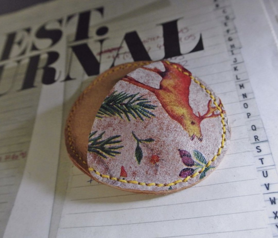 T - C  Vintage Style Leather Coin Purse 复古风格 零钱包 皮革 - 零钱包 - 真皮 