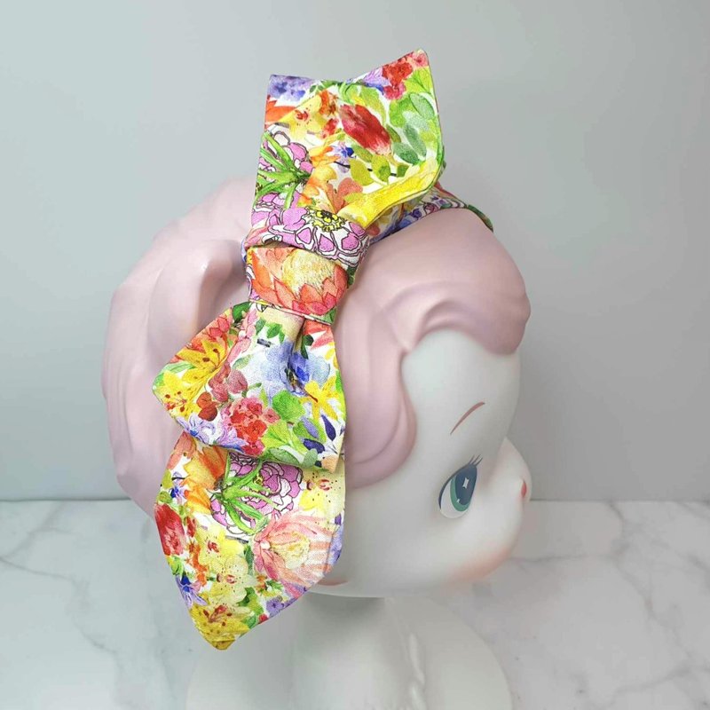 尺寸无限大系列发带心花盛放 - 发饰 - 棉．麻 多色