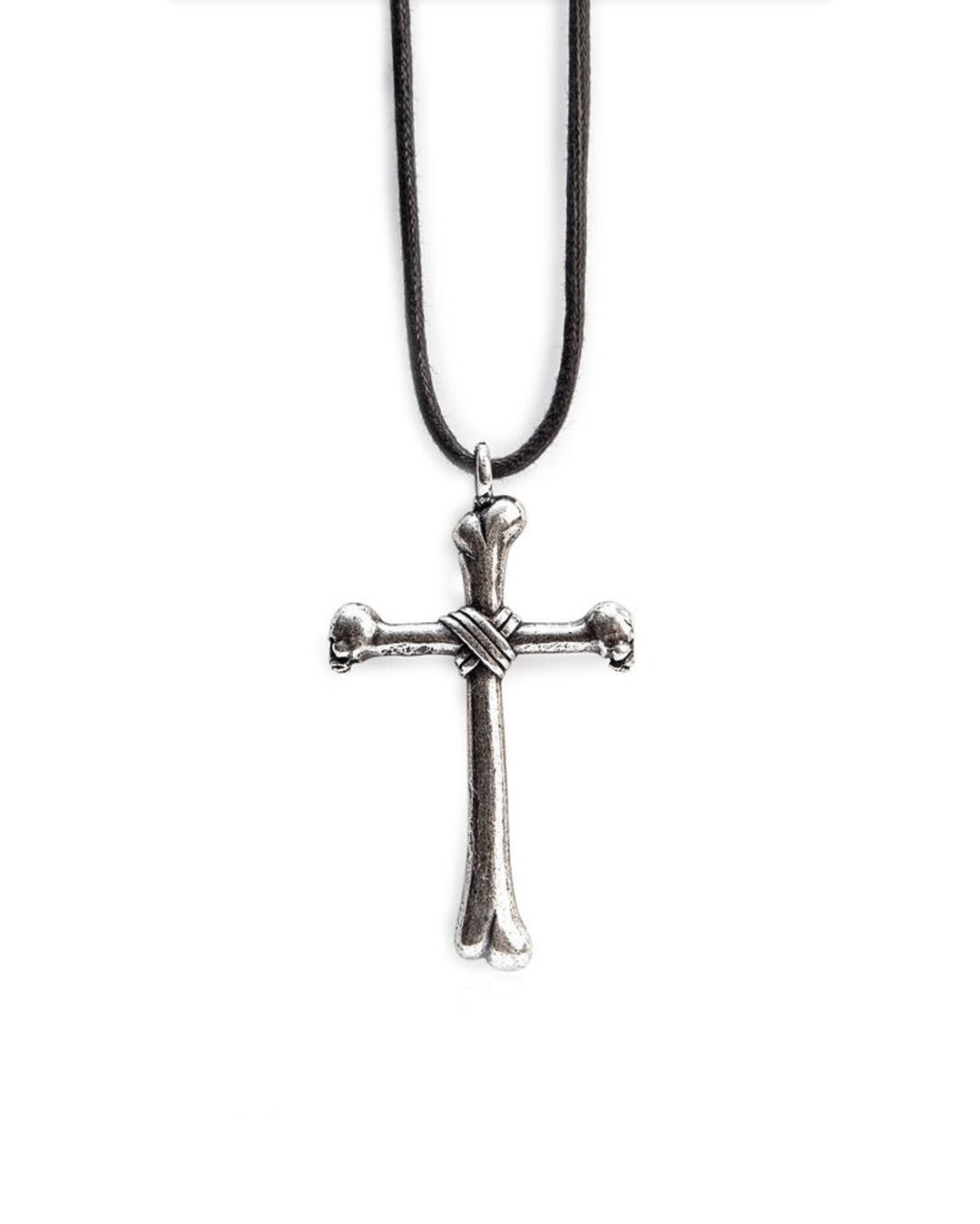 十字骷髅项链 Recovery X D.W.A.R.P Skull Cross Necklace - 项链 - 其他金属 