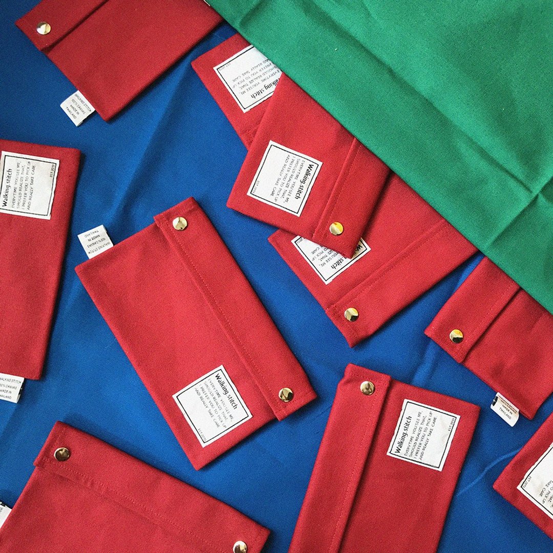 CLUTCH BAG HAWAII : RED - 其他 - 棉 红色