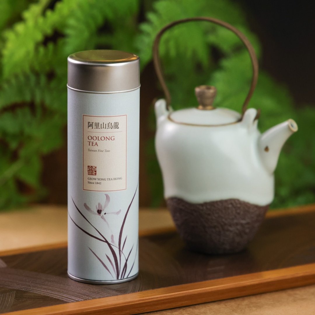 阿里山乌龙茶 散茶 茶叶(45克入) 缤纷高罐 - 茶 - 新鲜食材 