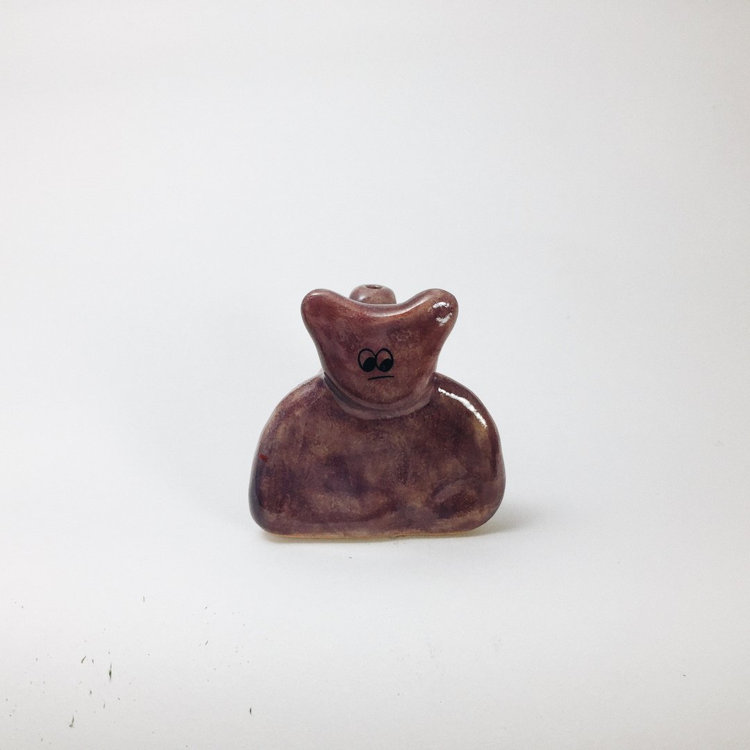 扁脸紫猫 - 香薰/精油/线香 - 陶 紫色