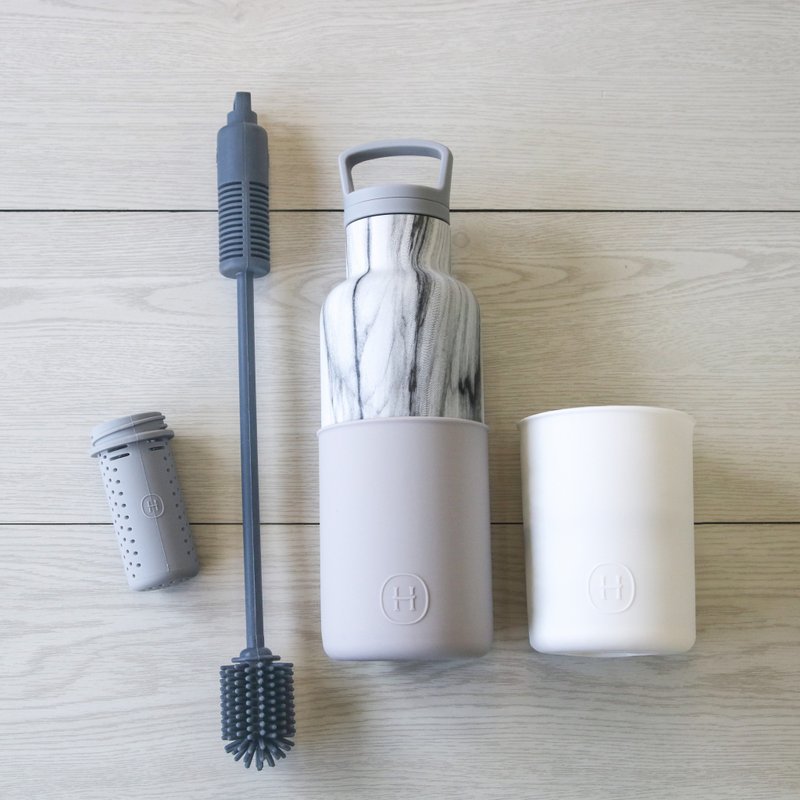 【超值四合一组合】云灰-大理石瓶限量组合 - 水瓶/水壶 - 其他金属 灰色