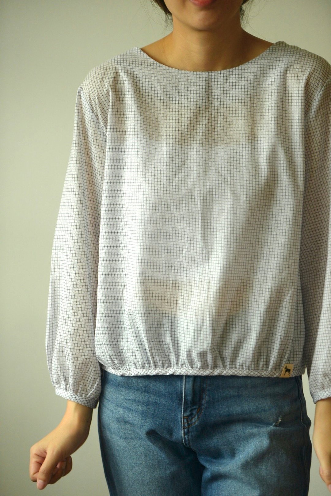 Long sleeves blouse - 女装上衣 - 棉 