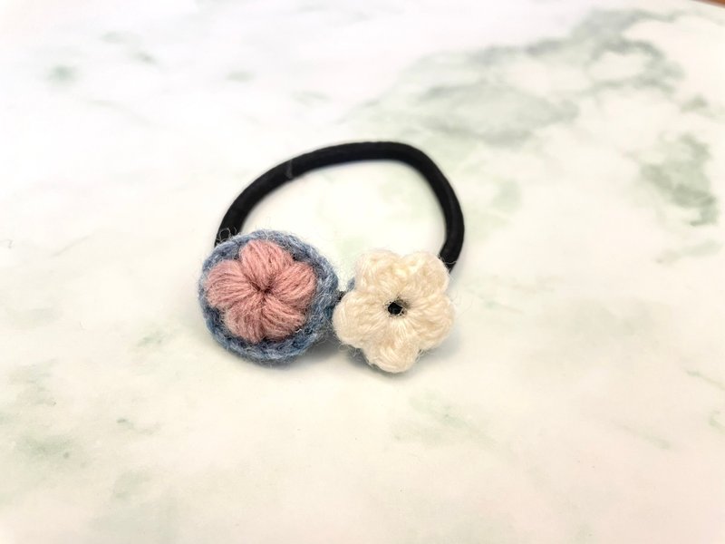 泡芙花卉立体花花头饰发圈 - 发饰 - 棉．麻 多色