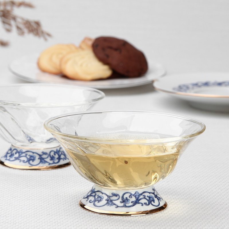 晶艳亚洲单杯(65ml)-2入 - 茶具/茶杯 - 玻璃 蓝色