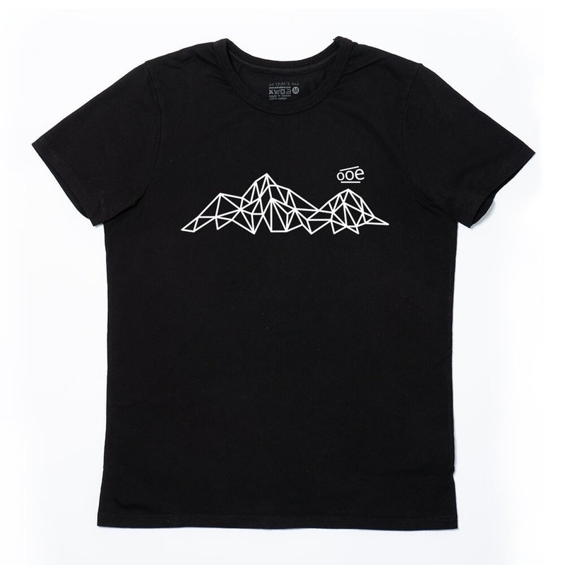 Ooe T-shirt - 中性连帽卫衣/T 恤 - 棉．麻 黑色