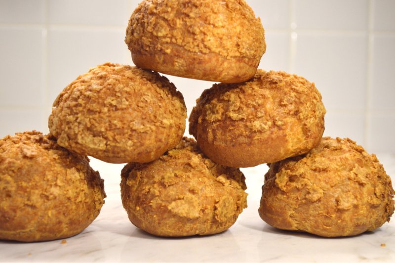 【K.Lab甜点实验室】 巧克力卡士达 冰淇淋泡芙 6入 下午茶 供应到9/17 - 蛋糕/甜点 - 新鲜食材 白色