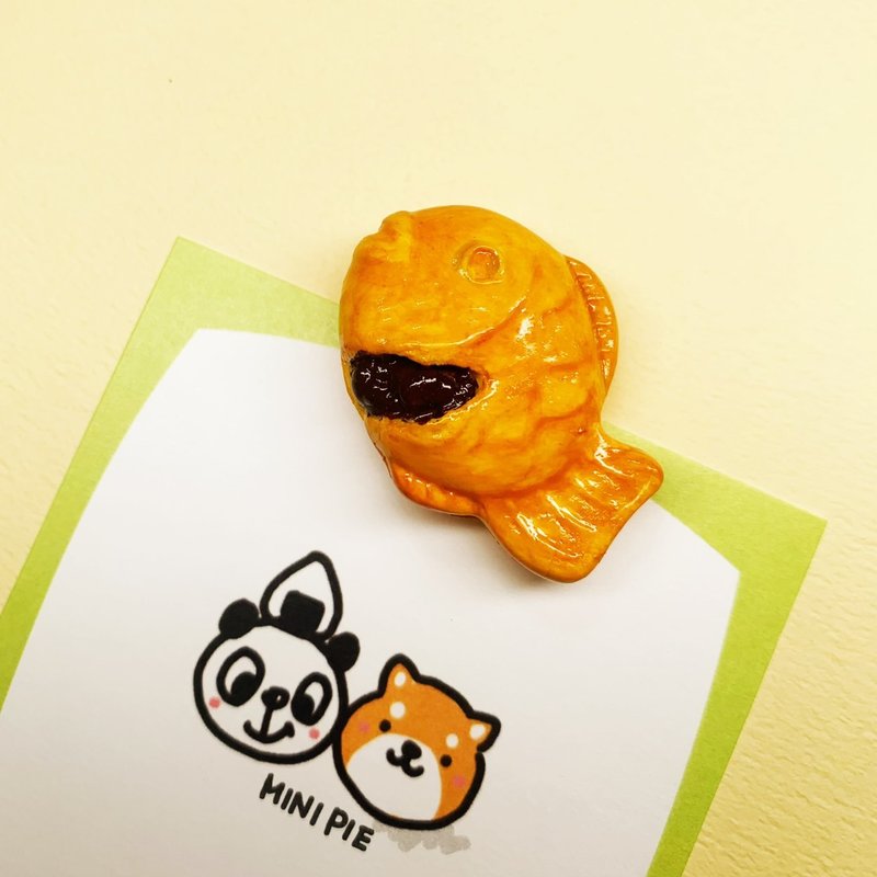 鲷鱼烧磁铁 - 冰箱贴/磁贴 - 粘土 多色