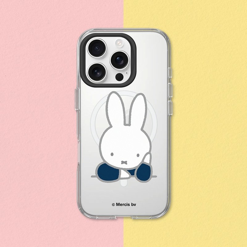 【Pinkoi x miffy】Clear(Magsafe兼容)透明防摔手机壳-想 - 手机壳/手机套 - 塑料 透明