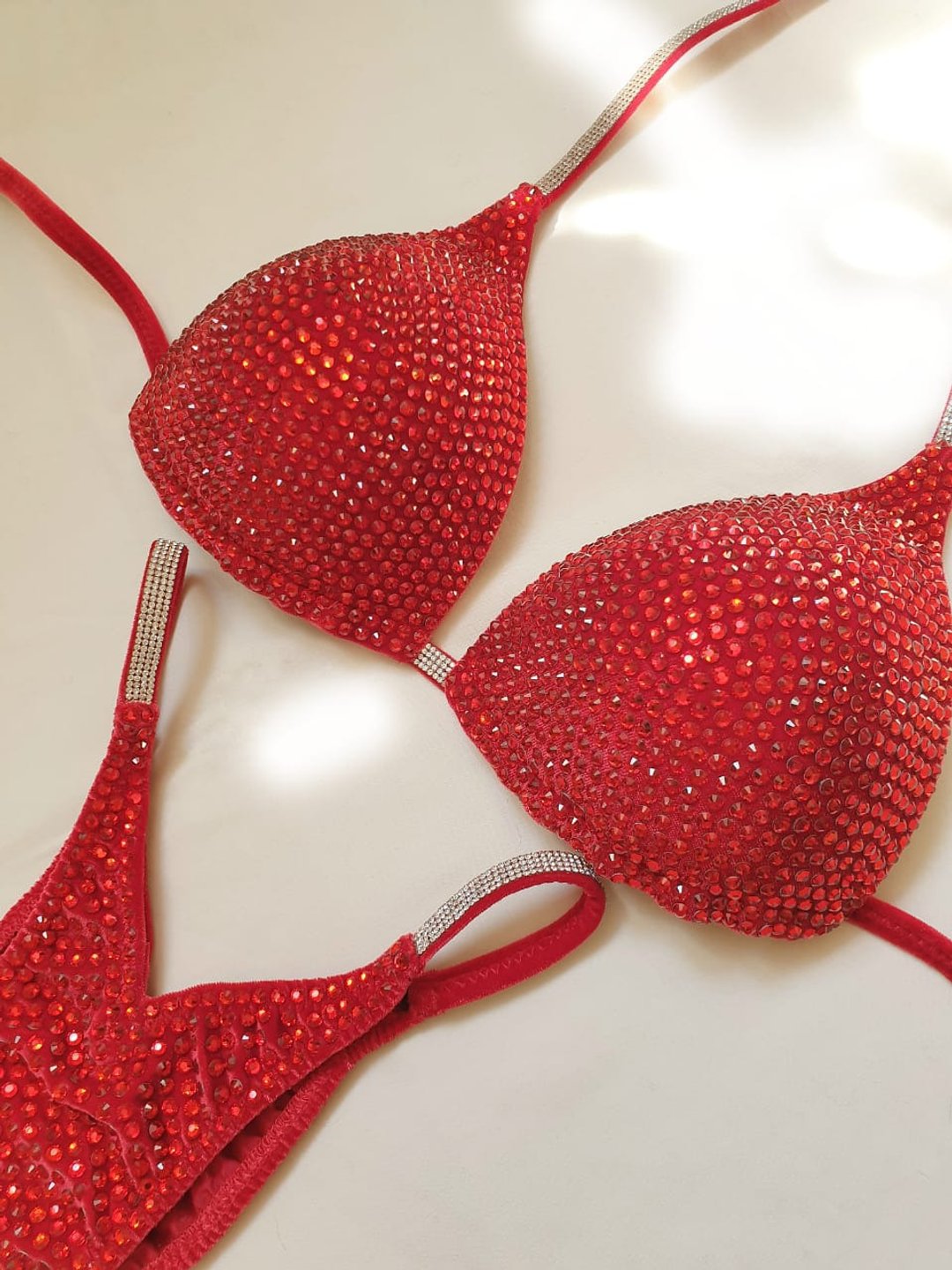 WOMENS PHYSIQUE COMPETITION SUIT, CUSTOM MADE CRYSTAL BIKINIS NPC, IFBB, OCB - 其他 - 其他材质 