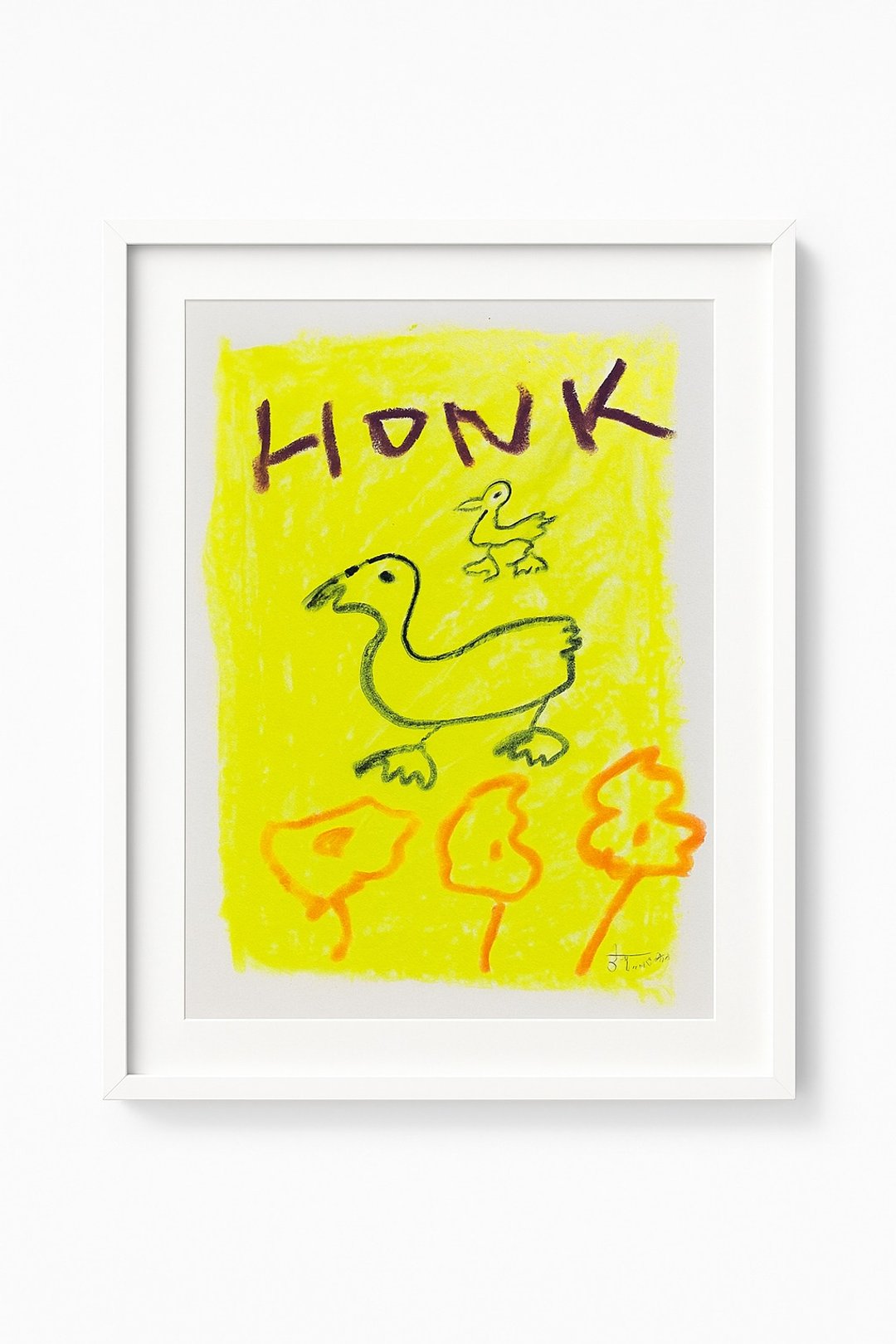 HONK 鹅插画 动物森友会系列 A4印刷品 鹅图卡 鹅艺术画 - 海报/装饰画/版画 - 纸 多色