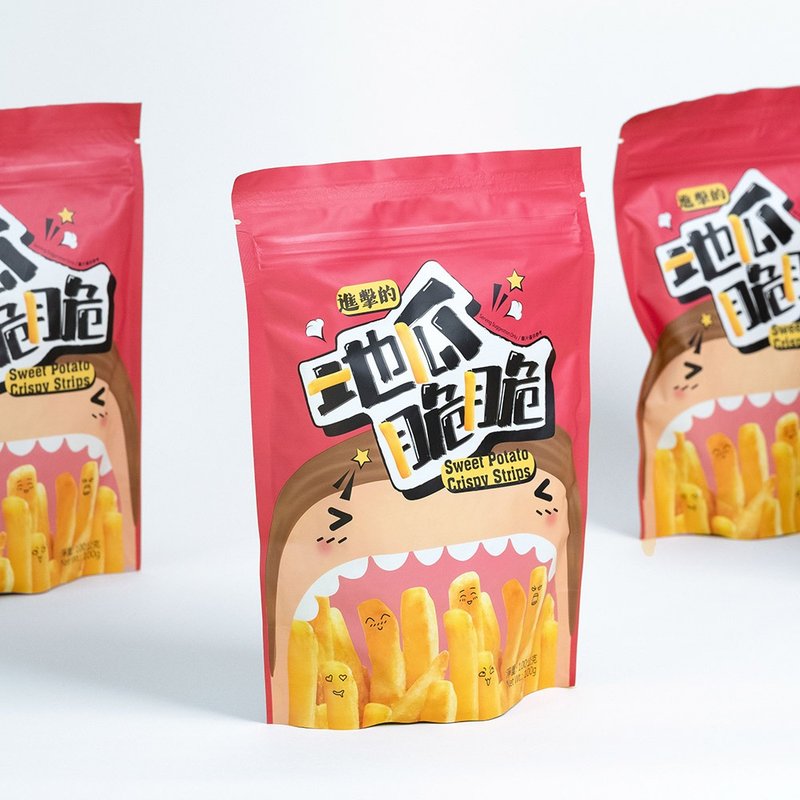 【永祯】地瓜脆条100g 新鲜营养地瓜 台农57号地瓜 - 零食/点心 - 其他材质 红色