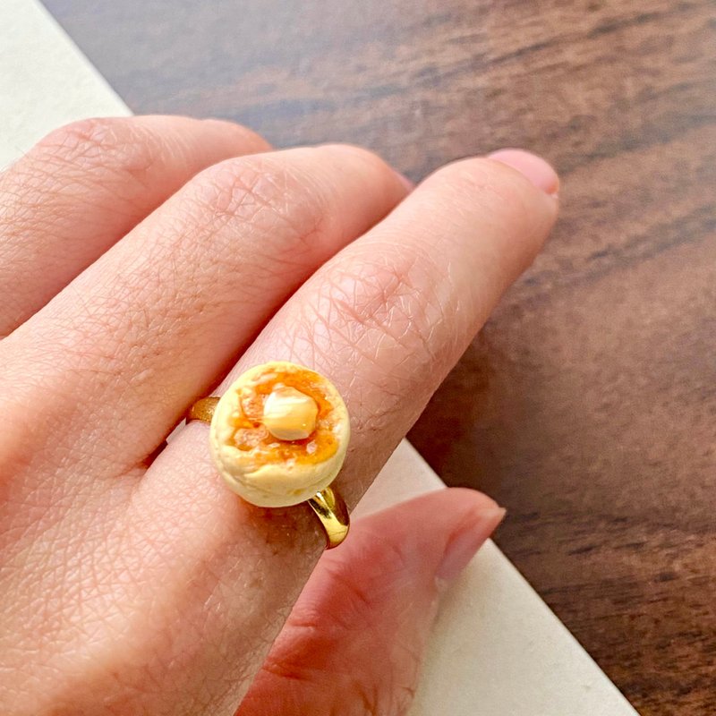 【手作黏土系列】【热香饼】戒指 - 戒指 - 粘土 