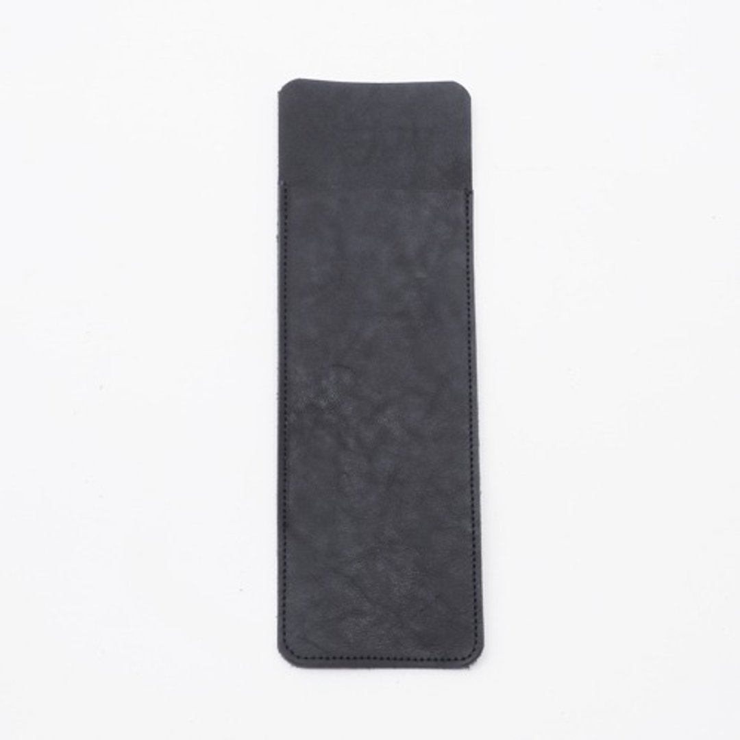 皮革笔袋 (黑色) / 本革 (牛皮) / 意大利制 / Pen001blk - 其他 - 纸 