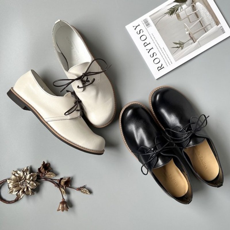 日本制真皮系带鞋 牛津 2304 - 女款休闲鞋 - 真皮 