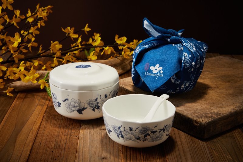 圆满荣华 便携式餐具组购买即赠便当巾 - 便当盒/饭盒 - 瓷 白色