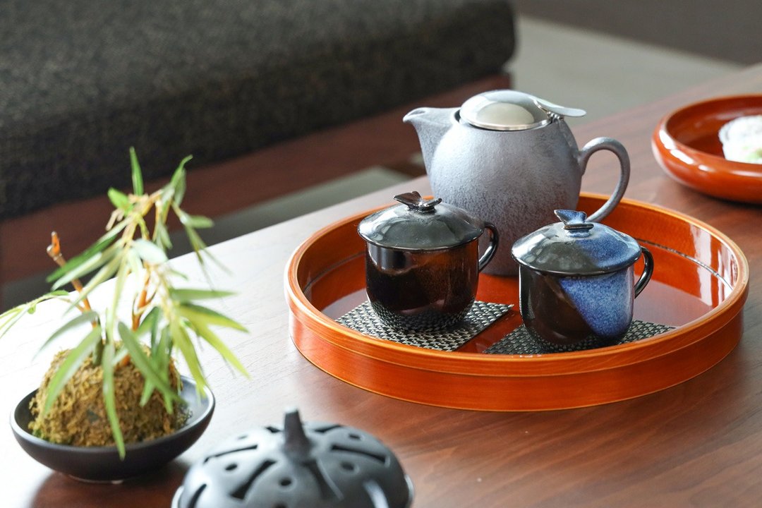 飞驒春庆 福寿漆器店 宗宽托盘 - 盘子/餐盘/盘架 - 木头 咖啡色