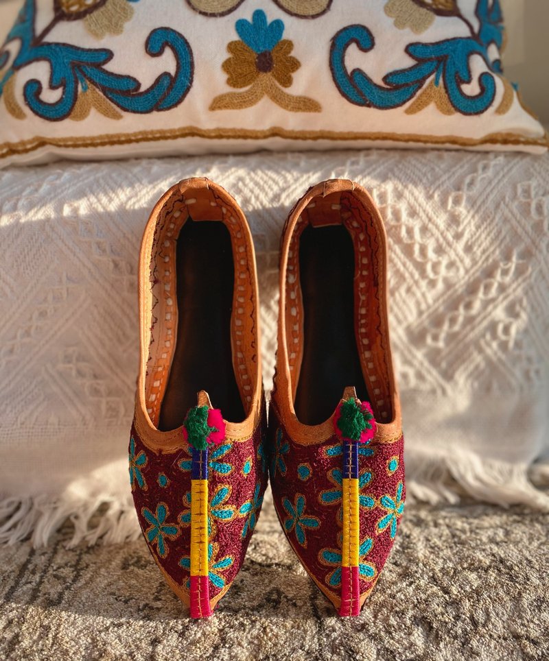 印度手工-工匠绣花(星芒) - 其他 - 真皮 多色