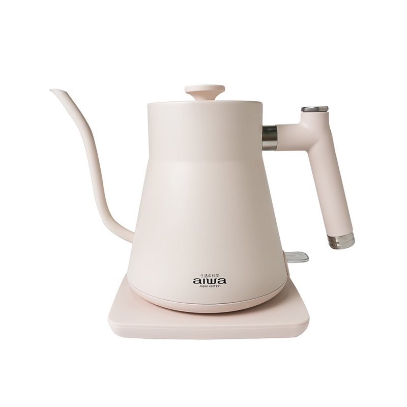 【AIWA】 爱华 0.8L 鹅颈手冲电茶壼 AA-K21G - 厨房家电 - 其他金属 白色