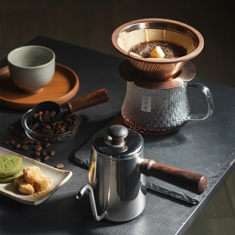 Driver 职人玩家手冲咖啡经典组 - 咖啡壶/周边 - 不锈钢 白色