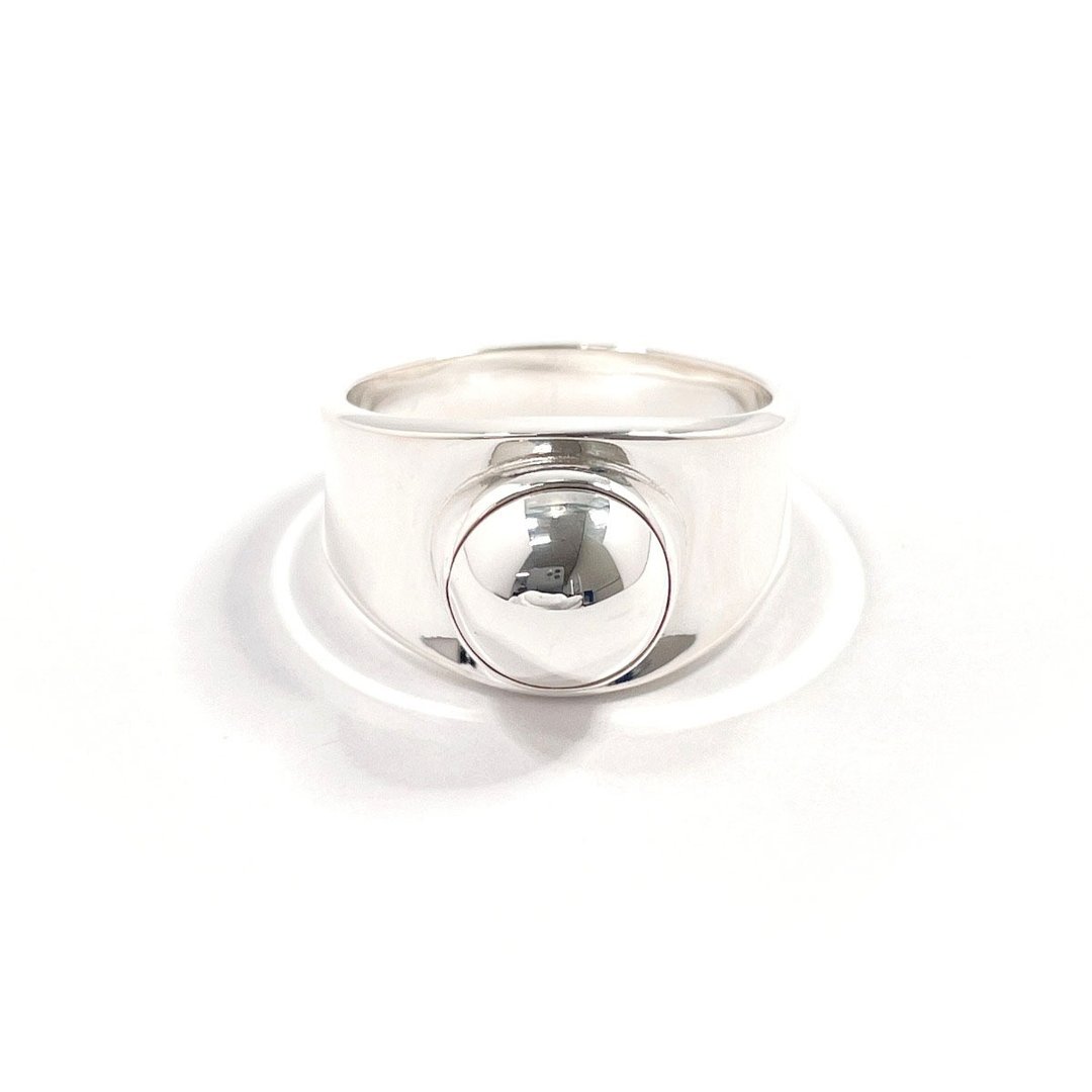 [日本直邮，二手，状况良好] 18.5 码 Georg Jensen 戒指，925银，复古配件，全新翻新 - 戒指 - 纯银 银色