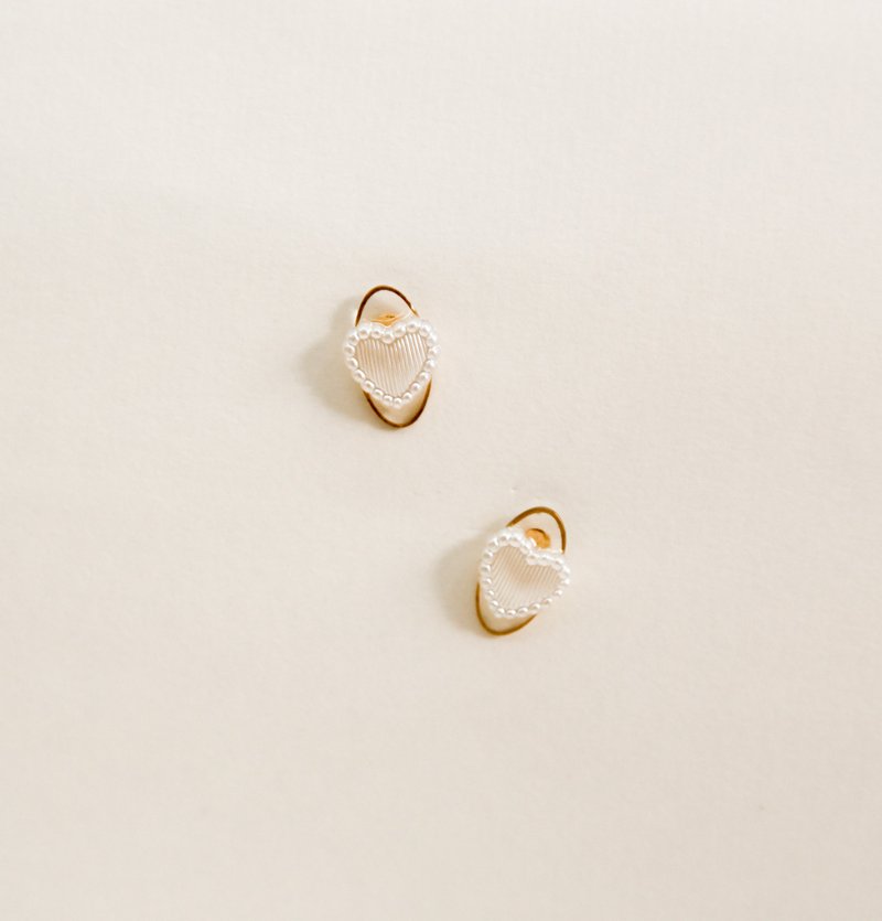 Pills 小情小爱头号甜心 浓情白巧克力 耳环 - 耳环/耳夹 - 树脂 多色