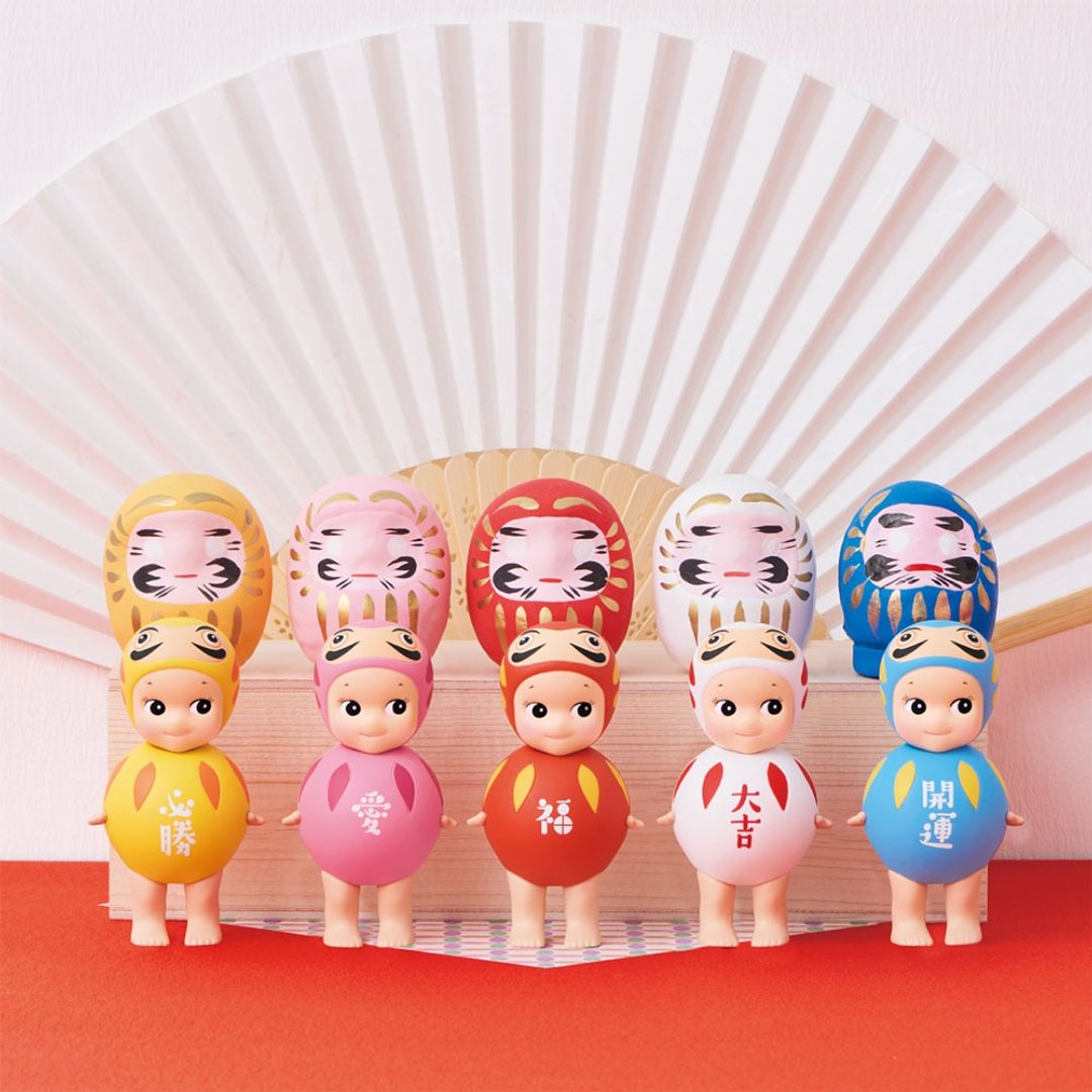 Sonny Angel 2023 Japanese 福运满满 限量版公仔(盒装6入) - 玩偶/公仔 - 塑料 