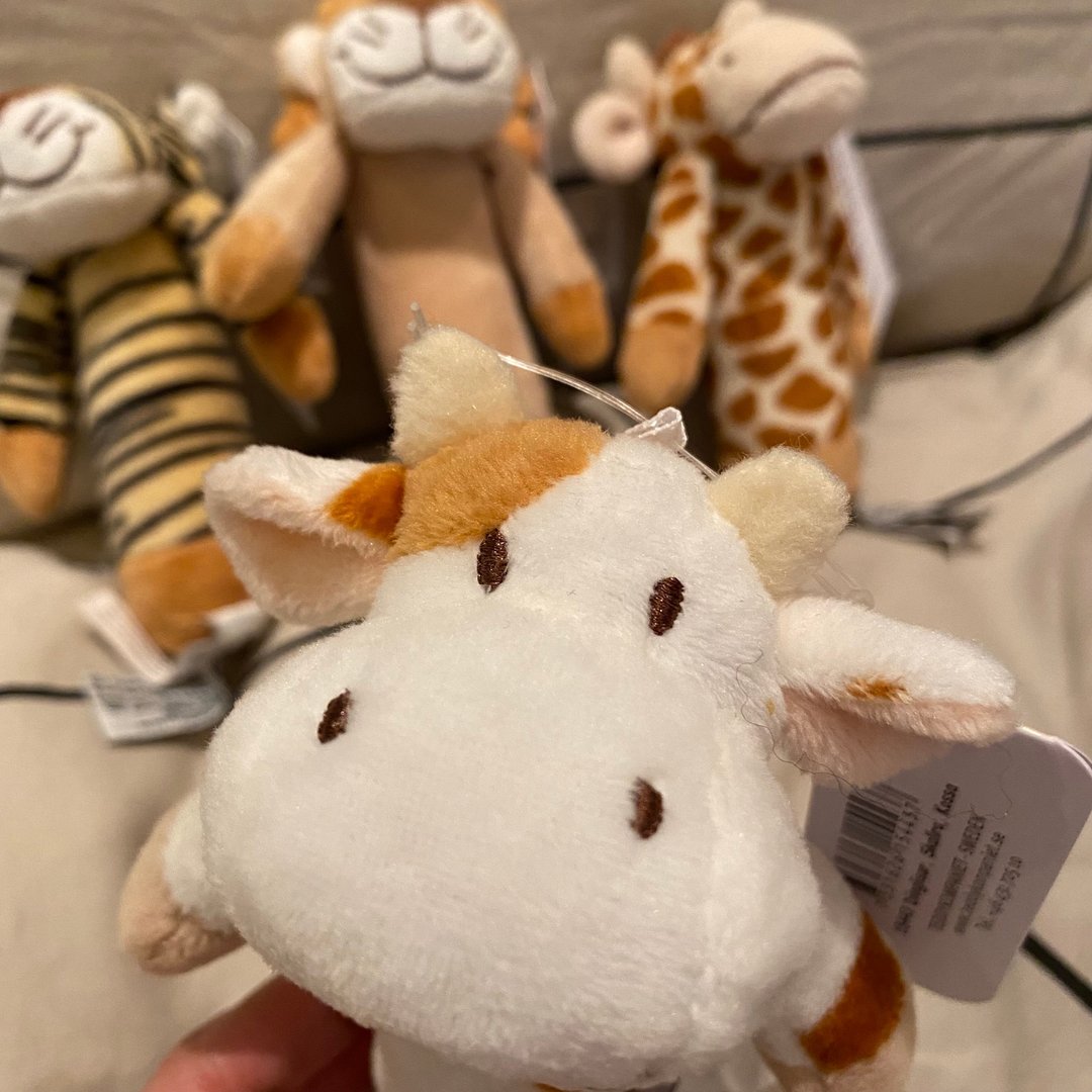 北欧 瑞典 Teddykompaniet 小牛 手摇铃 新年礼物 交换礼物 - 玩具/玩偶 - 聚酯纤维 
