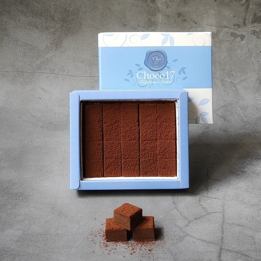 Choco17巧克力  皇家经典70%生巧克力 20颗/小礼盒无附礼袋 - 巧克力 - 新鲜食材 咖啡色