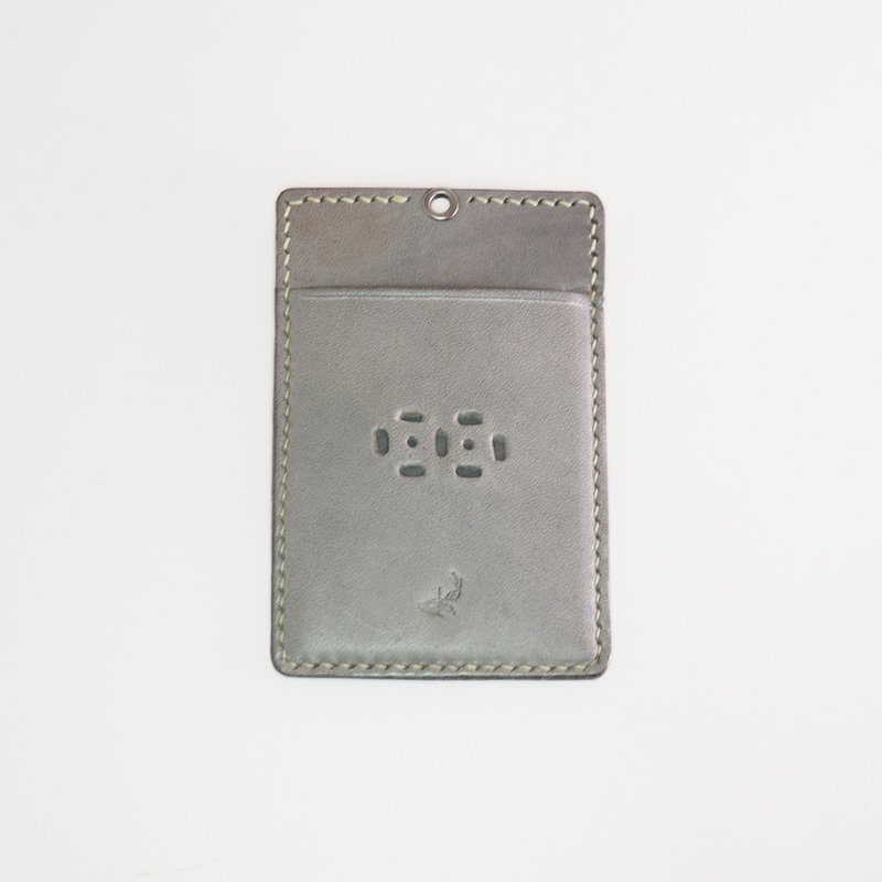 皮革识别证 证件套 - 灰色 香港旧信箱 - 证件套/卡套 - 真皮 灰色