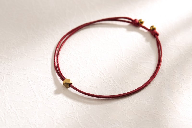 Charlene牵引 莹丝手绳-A款04L-手作 手环 手链 对链 脚链 项链 - 手链/手环 - 其他金属 红色