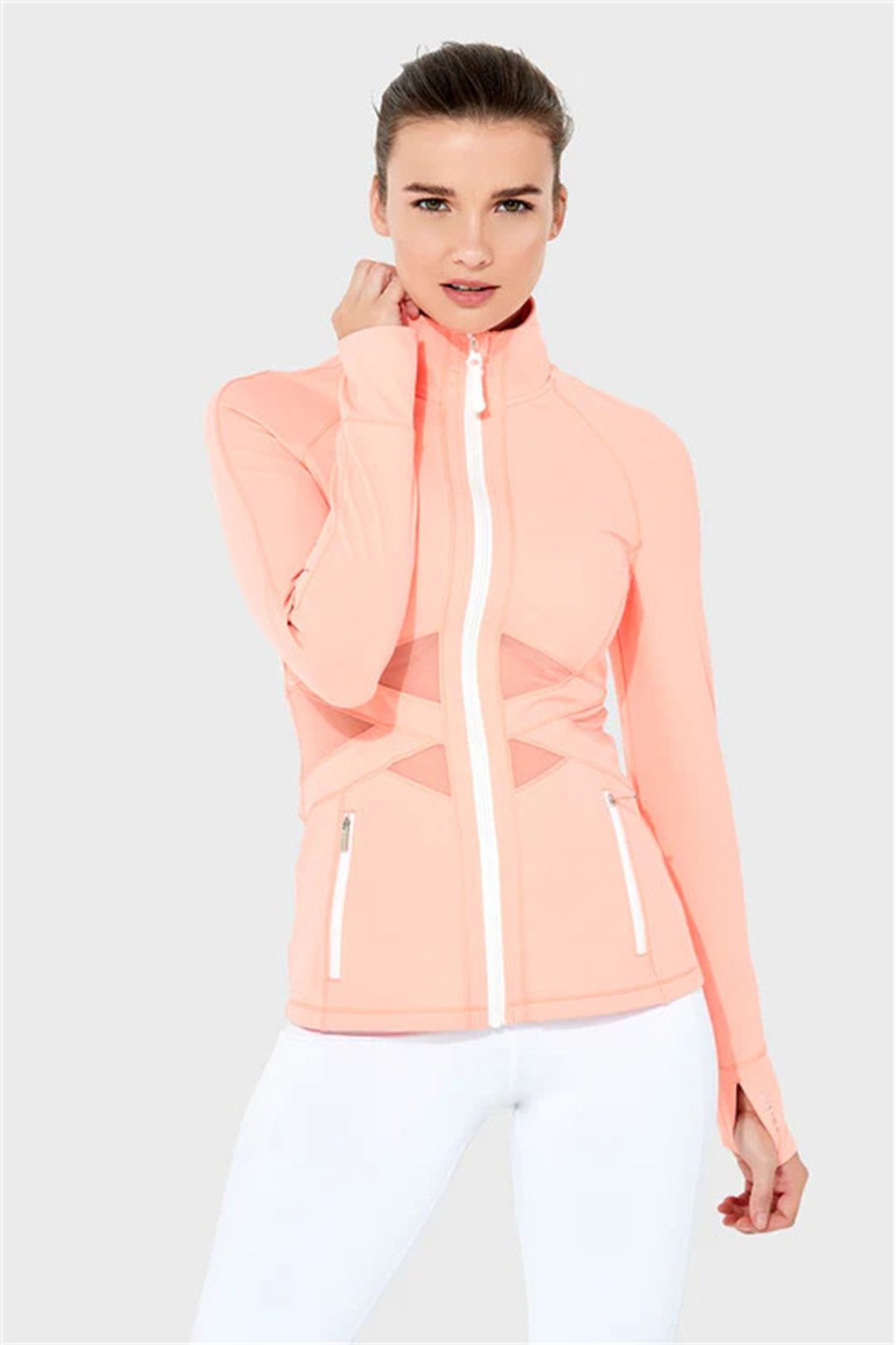 Zafire Performance Jacket - 女装瑜珈服 - 其他材质 粉红色