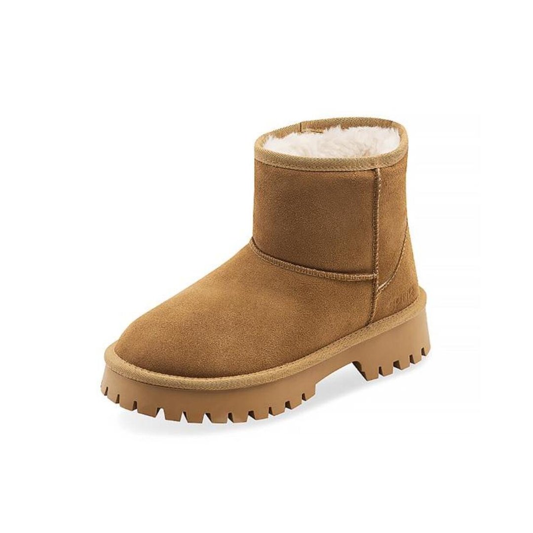 PRE-ORDER Lambs Wool Middle Boots -SA9045SG - 其他女款皮鞋 - 其他材质 