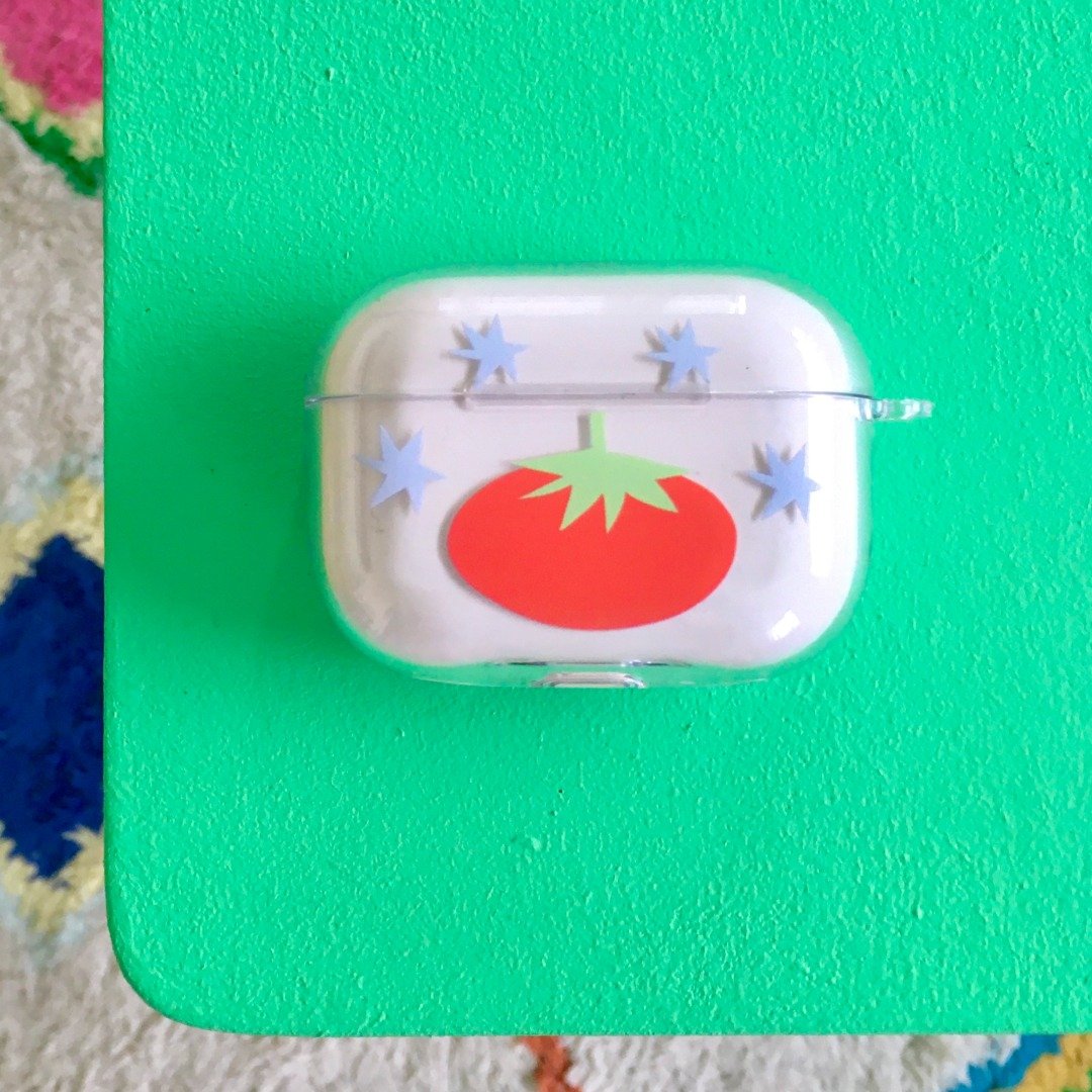 番茄色 AirPods 保护套 - 耳机 - 压克力 红色