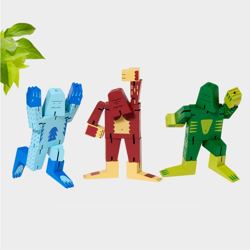 Cubebot Cryptoids 酷比兽【小型】木制变形积木机器公仔益智玩具 - 玩偶/公仔 - 木头 