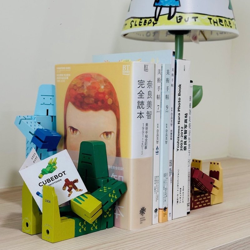 Cubebot Cryptoids 酷比兽【小型】木制变形积木机器公仔益智玩具 - 玩偶/公仔 - 木头 