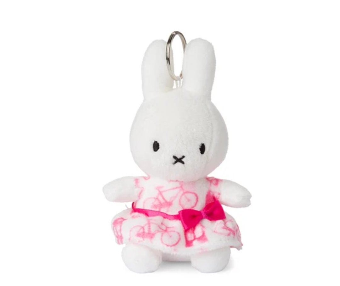 Miffy 米飞儿粉红色锁匙扣 - 玩具/玩偶 - 棉 多色